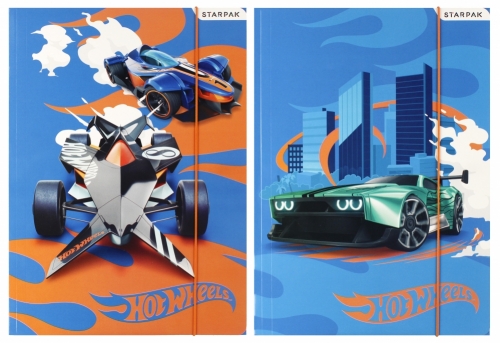 Teczka z gumką Hot Wheels 300g Starpak