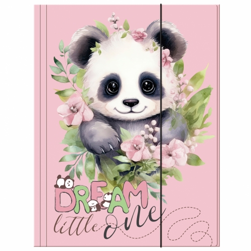 Teczka z gumką panda Derform