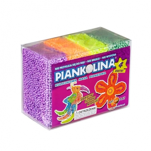 Pianka do modelowania piankolina 4 kolory Art&Play