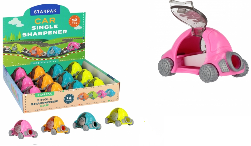 Temperówka 1 ostrze cars 12szt Starpak