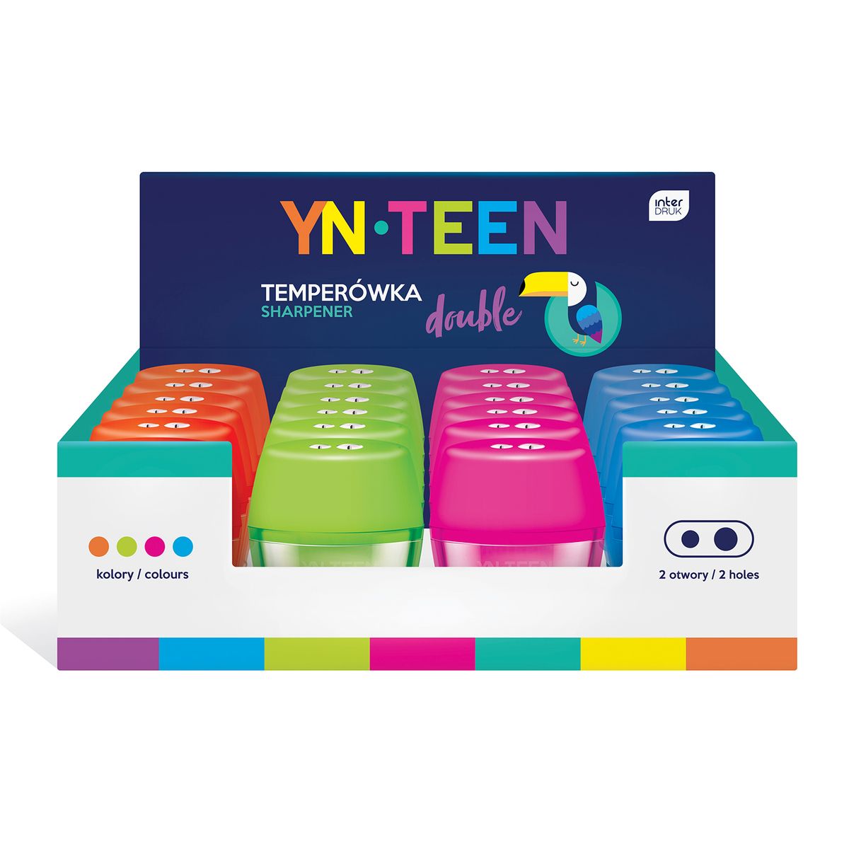 Temperówka 2 ostrza Yn-Teen