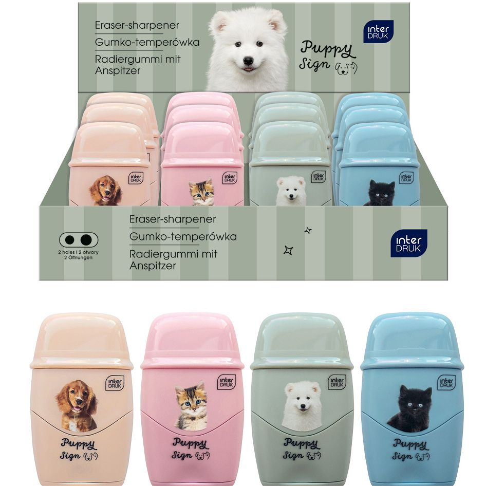 Temperówka z gumką Puppy Yn-Teen