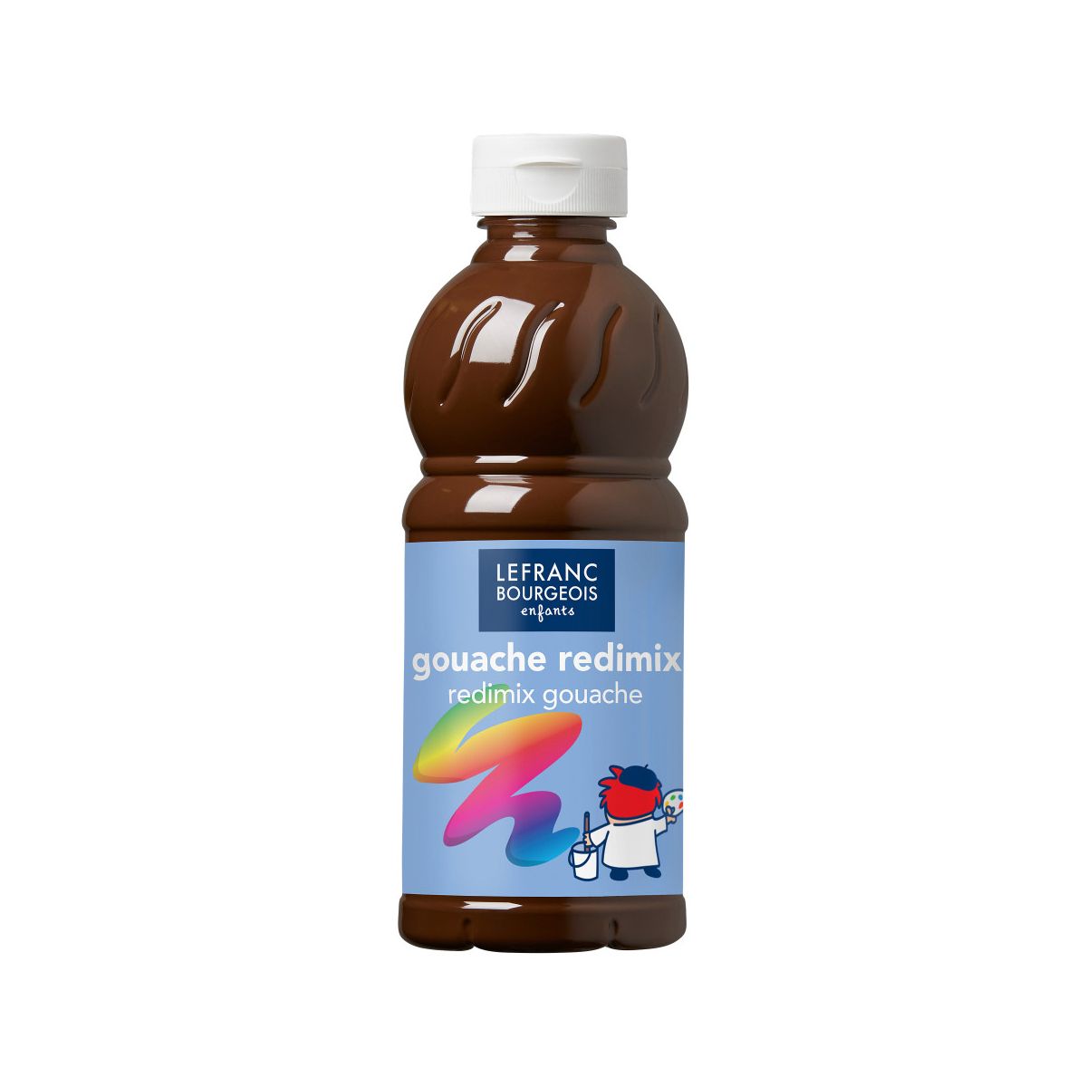 Farba temper ciemna brązowa 500ml Lefranc&Bourgeois