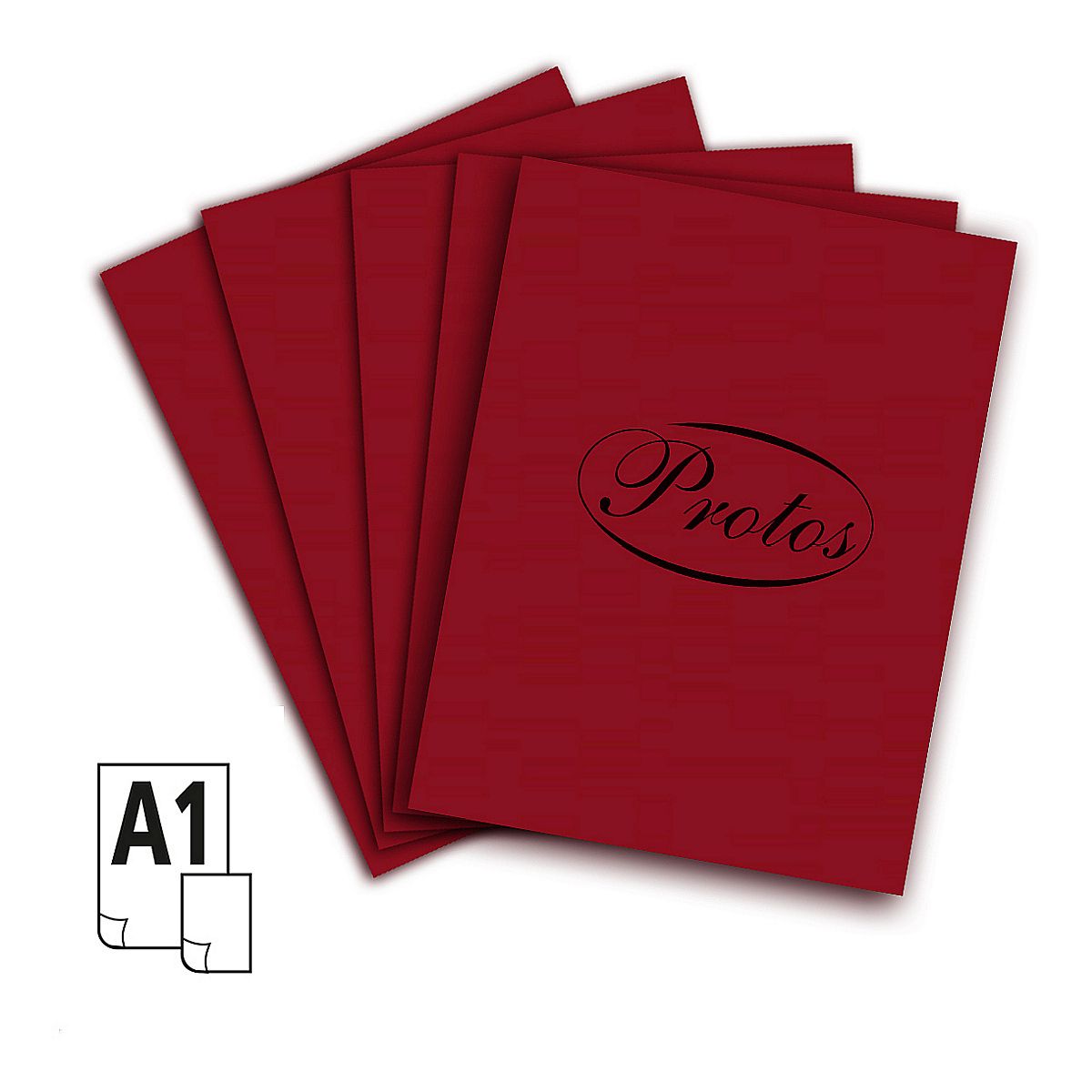 Brystol A1 160g 20ark. bordowy Protos