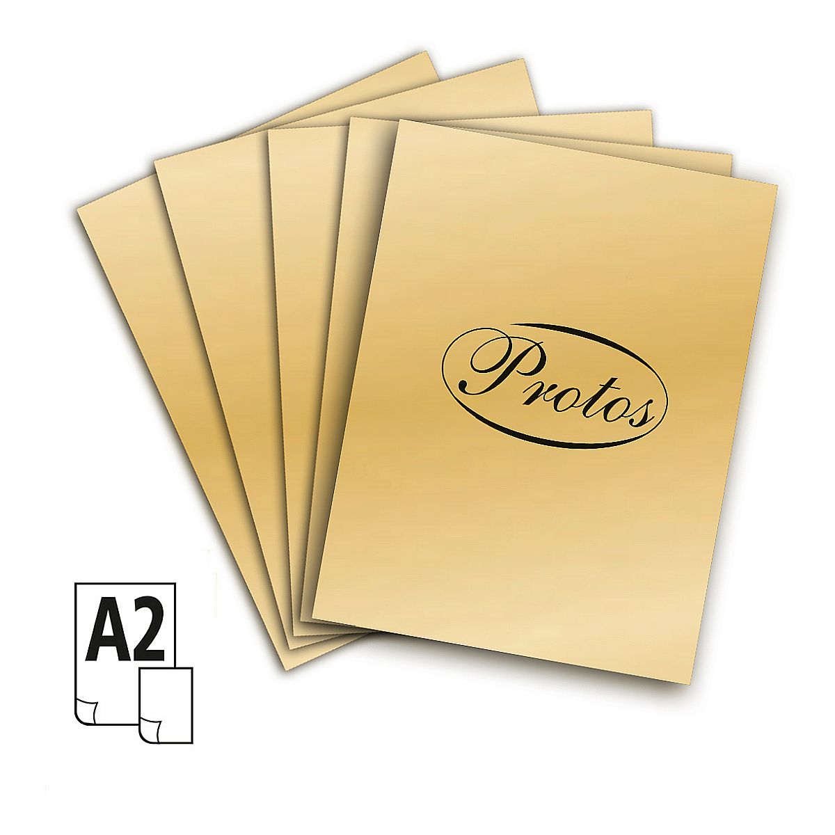 Brystol A2 160g 20ark. złoty Protos