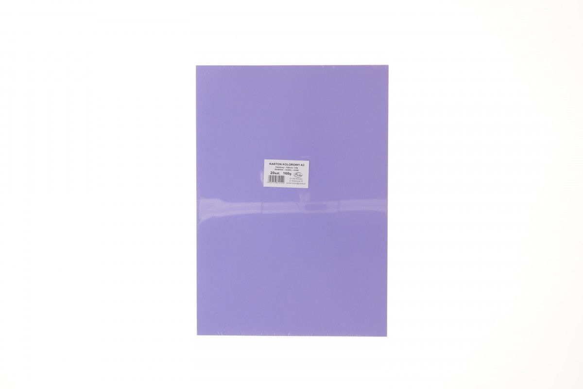 Brystol A3 160g 20 ark. fioletowy Protos