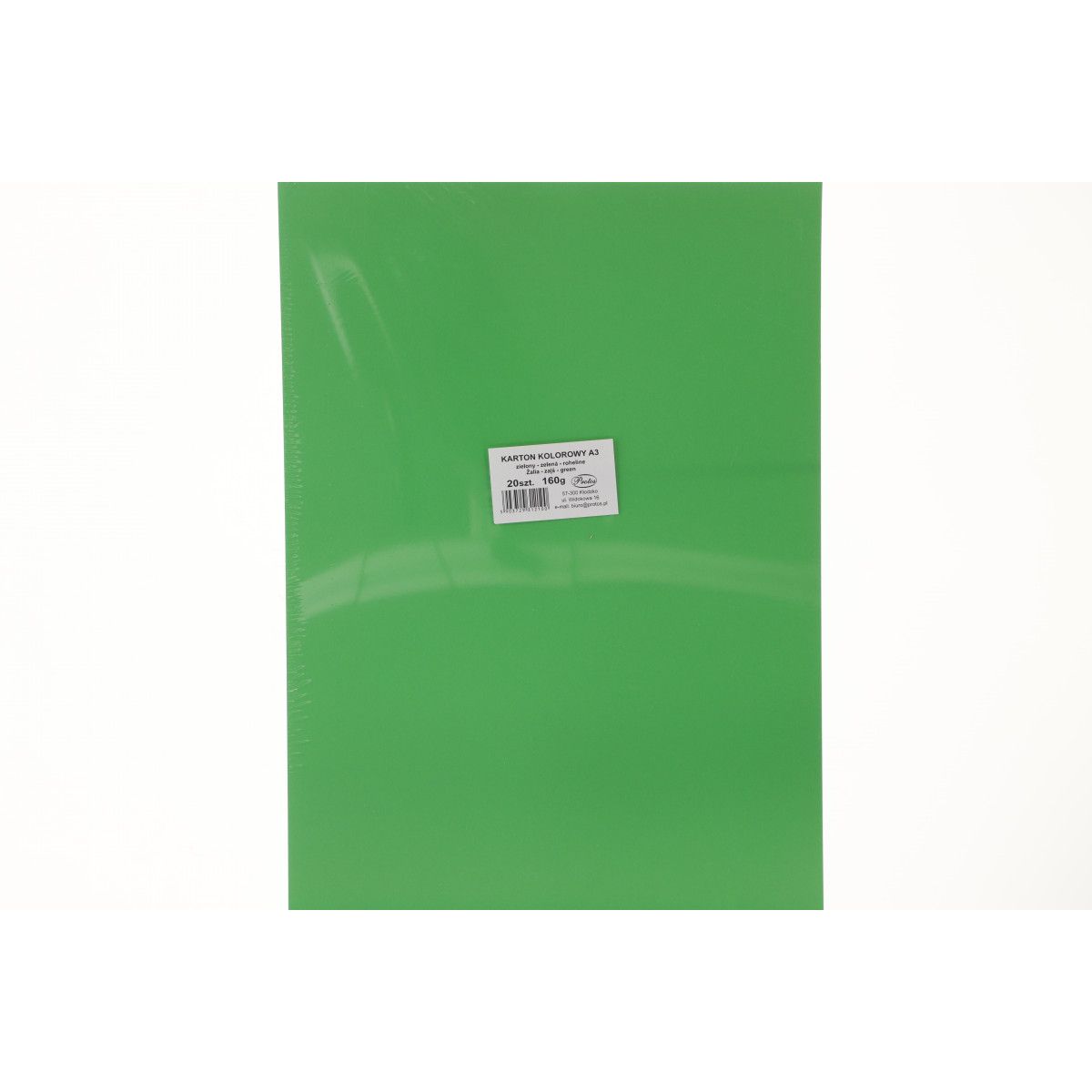 Brystol A3 160g 20 ark. zielony Protos