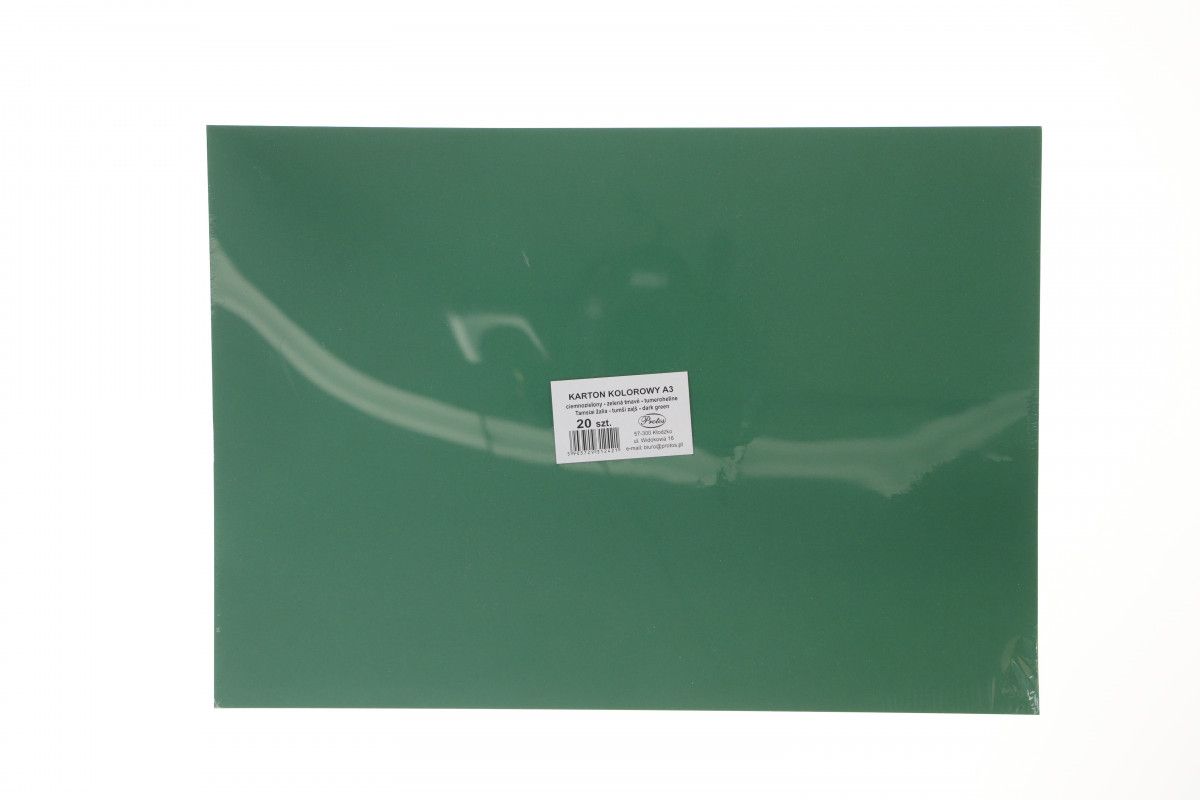 Brystol A3 160g 20 ark. ciemny zielony Protos