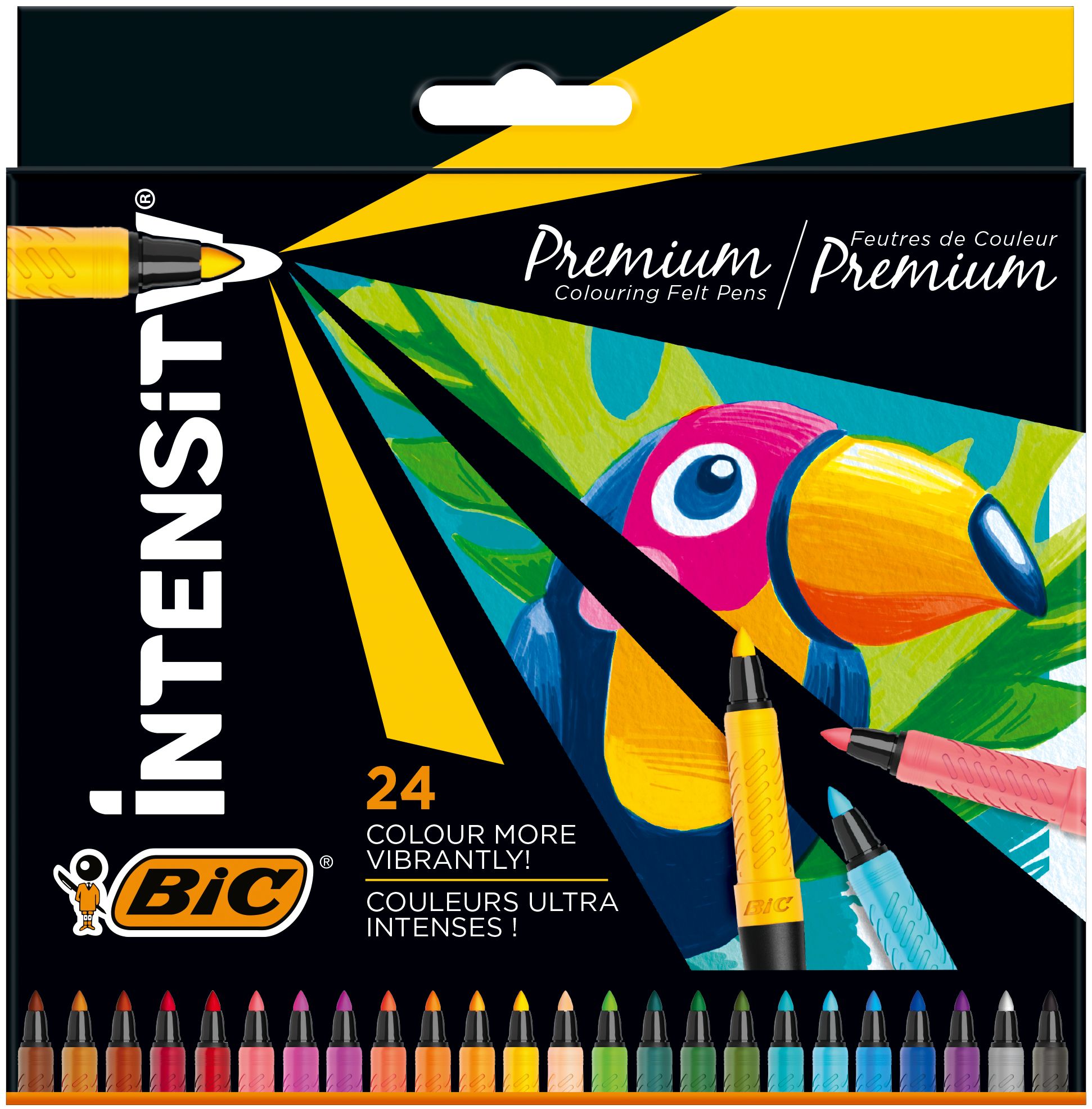 Flamastry 24 kolory Intensity Premium BIC
