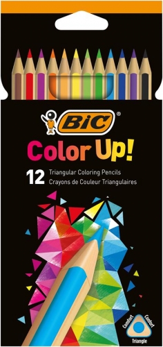 Kredki ołówkowe 12 kolorów Colour Up BIC