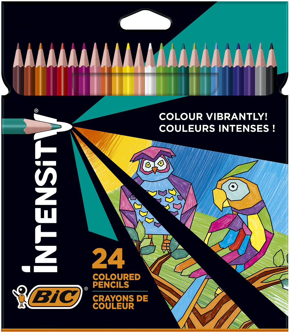 Kredki ołówkowe 24 kolory Colour Up BIC