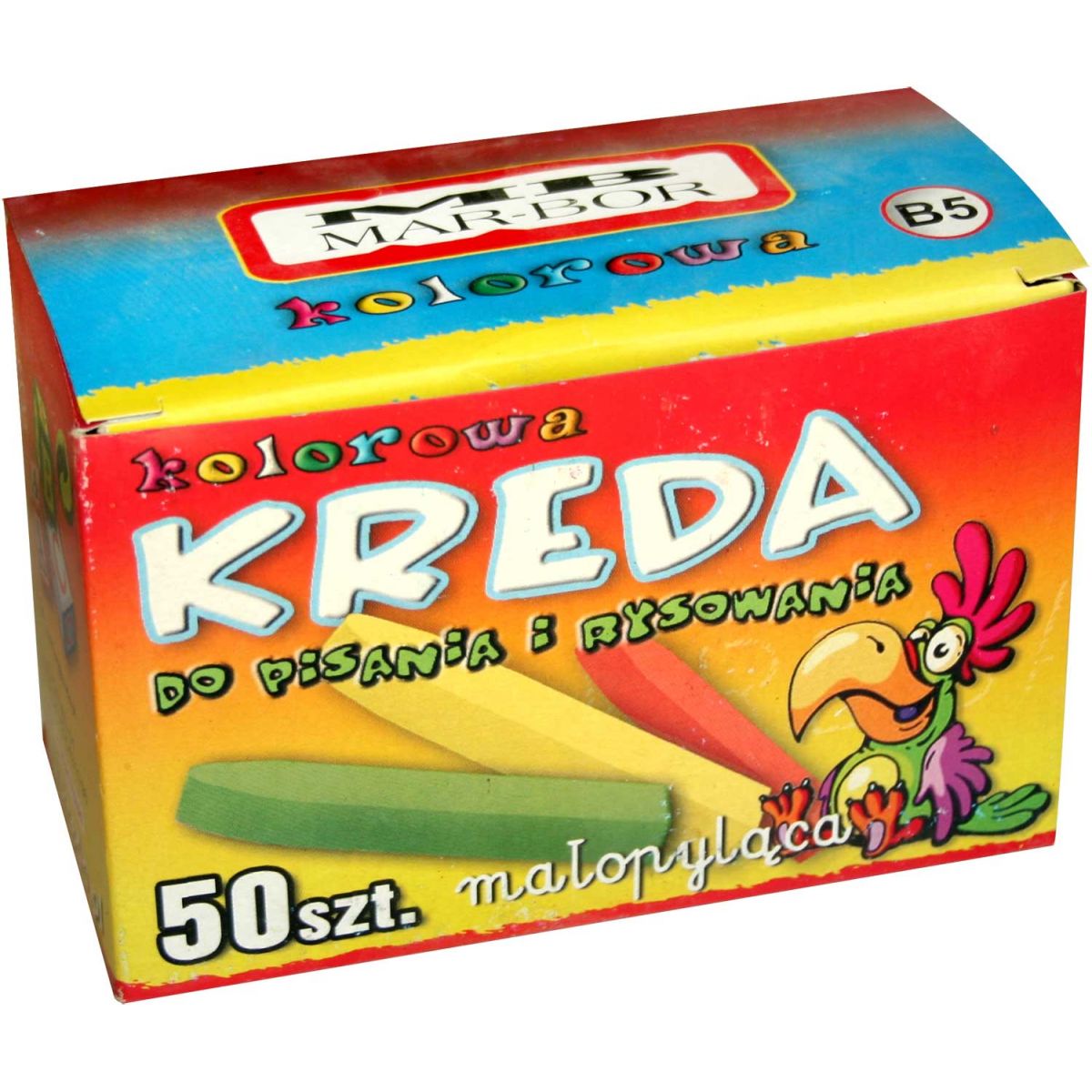Kreda kolorowa B5 50szt Mar-Bor