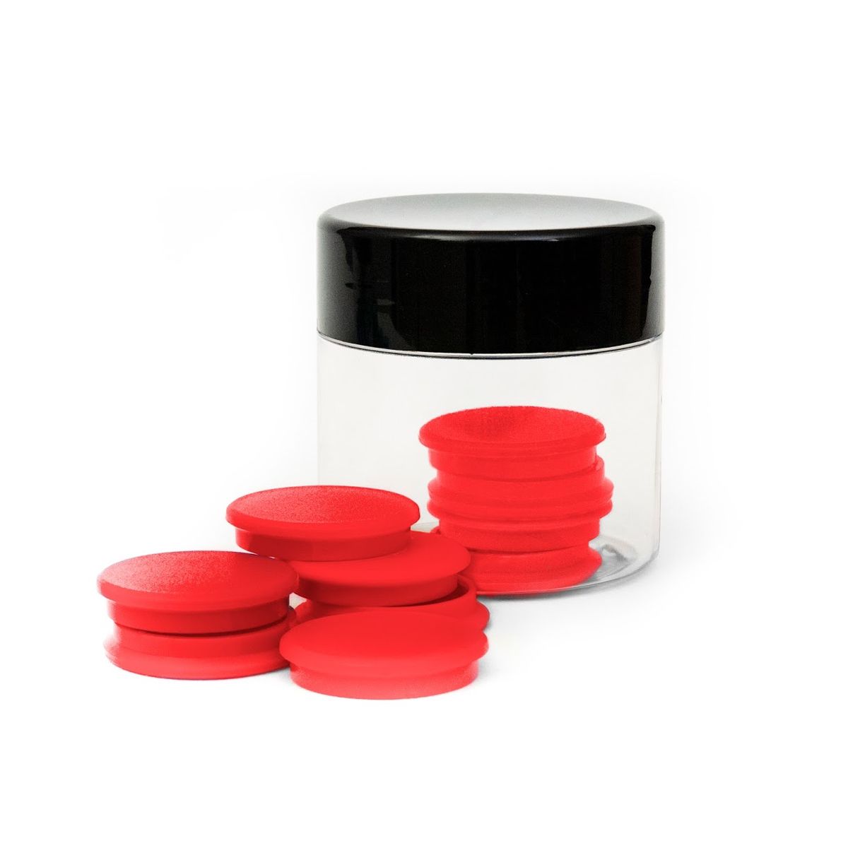 Magnesy czerwone 30mm 10 szt. Tierra