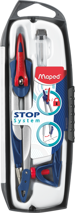 Cyrkiel 3 elementy stop system Maped