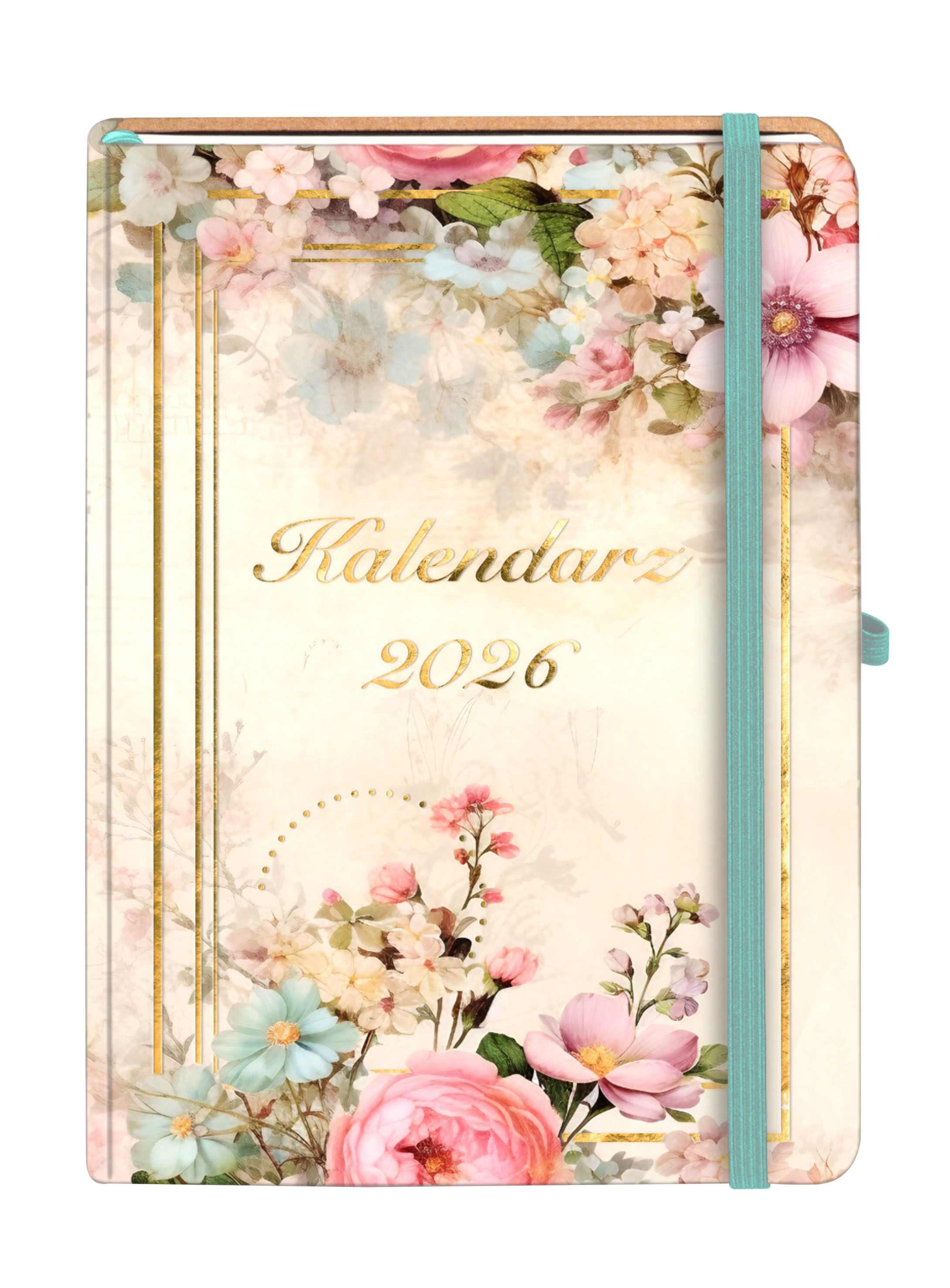 Kalendarz terminarz książkowy dzienny A5 2026 Botanical Antra