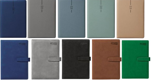 Kalendarz terminarz książkowy dzienny 2026 A5 Elegant Jotan