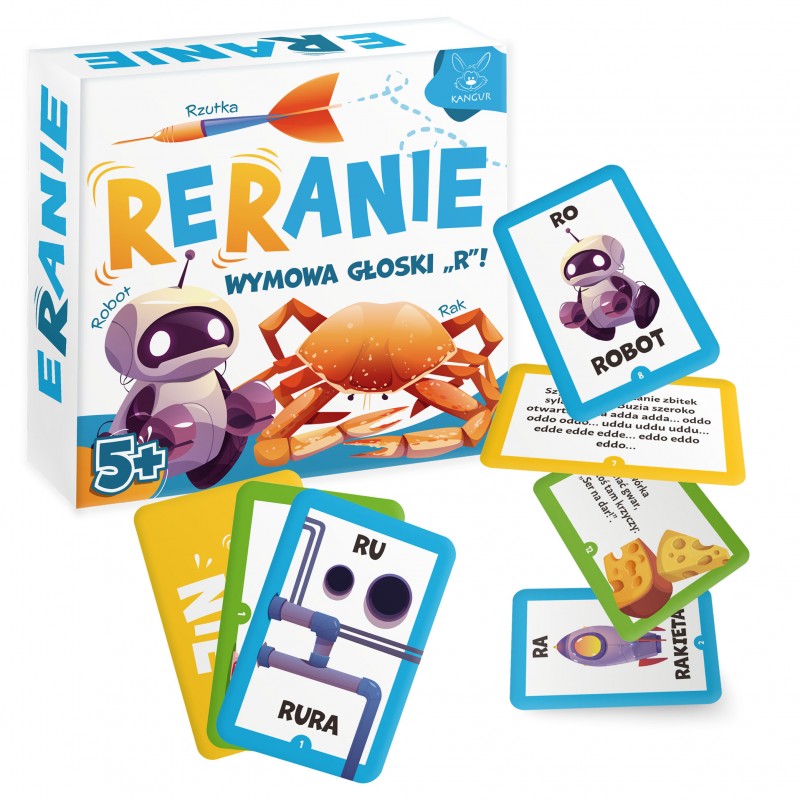 Gra edukacyjna reranie wymowa głoski R +5 Kangur