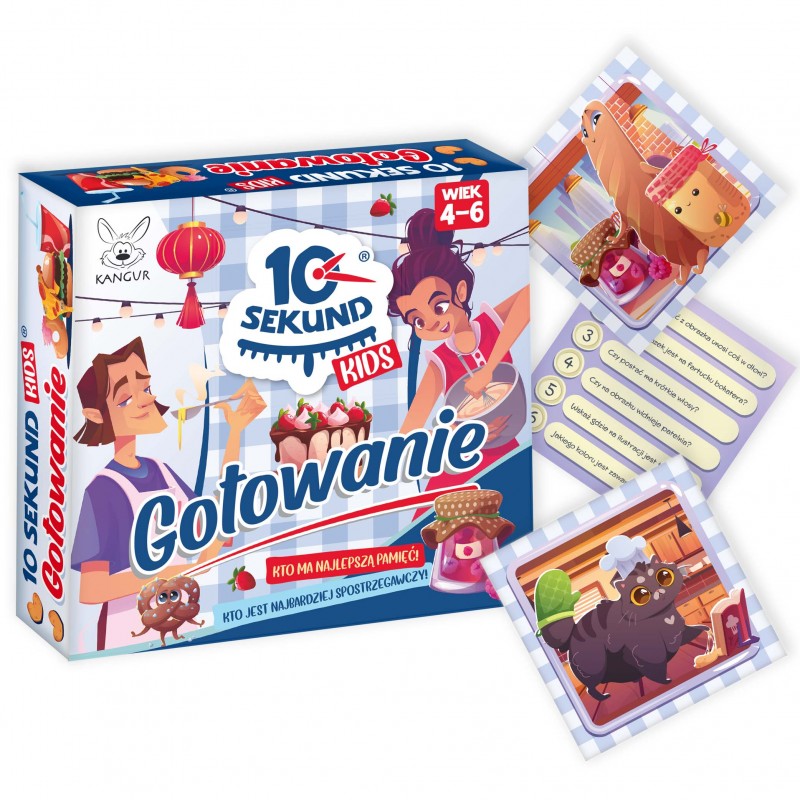Gra edukacyjna 10 sekund gotowanie +4 Kangur