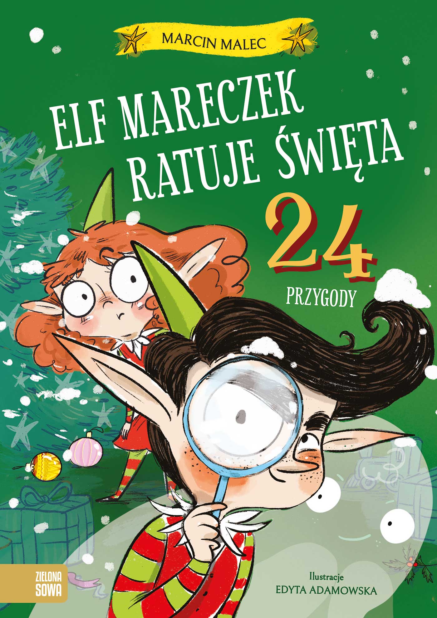 Elf Mareczek ratuje Święta 24 przygody B5/176str Zielona Sowa