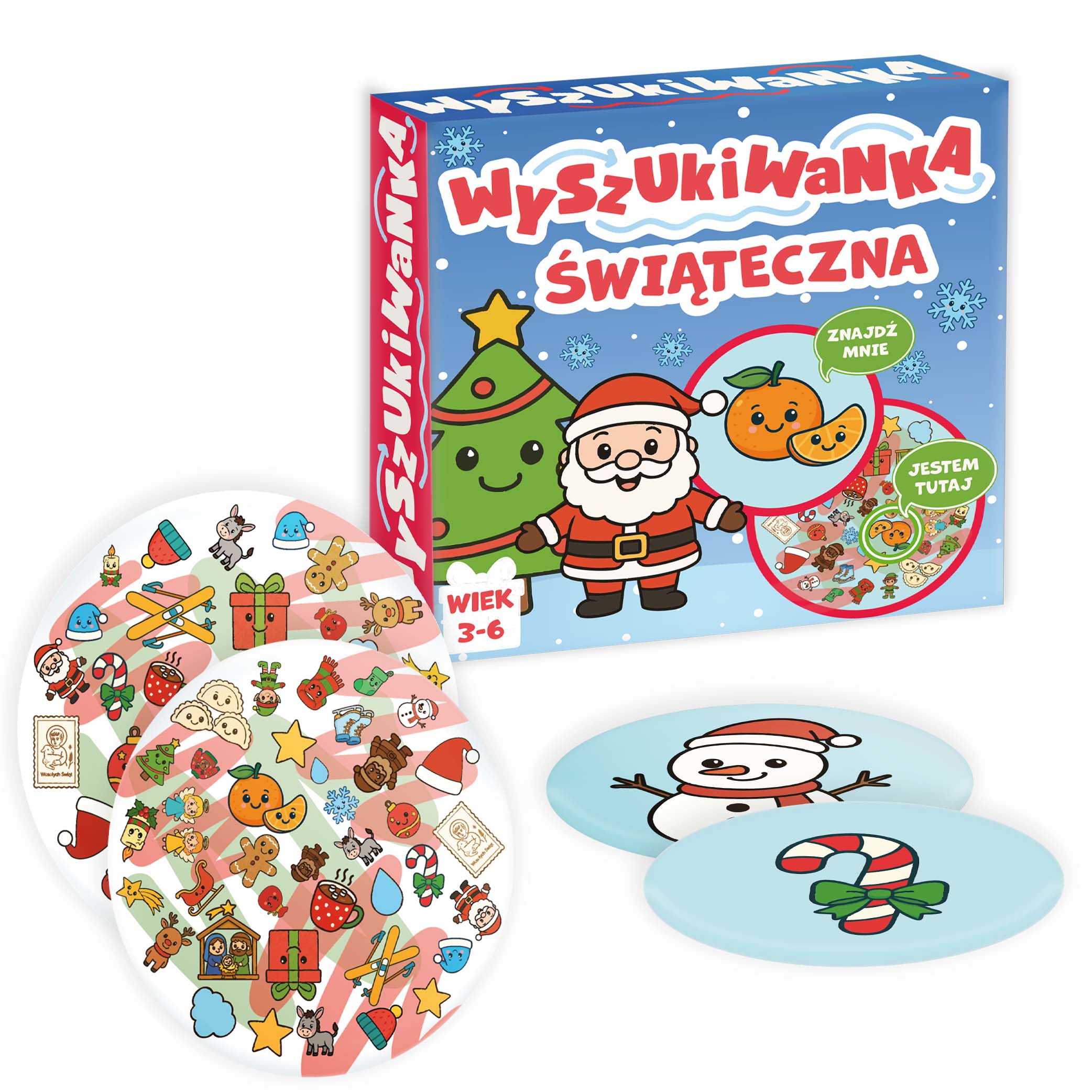 Gra edukacyjna Wyszukiwanka Świąteczna +3 Kangur