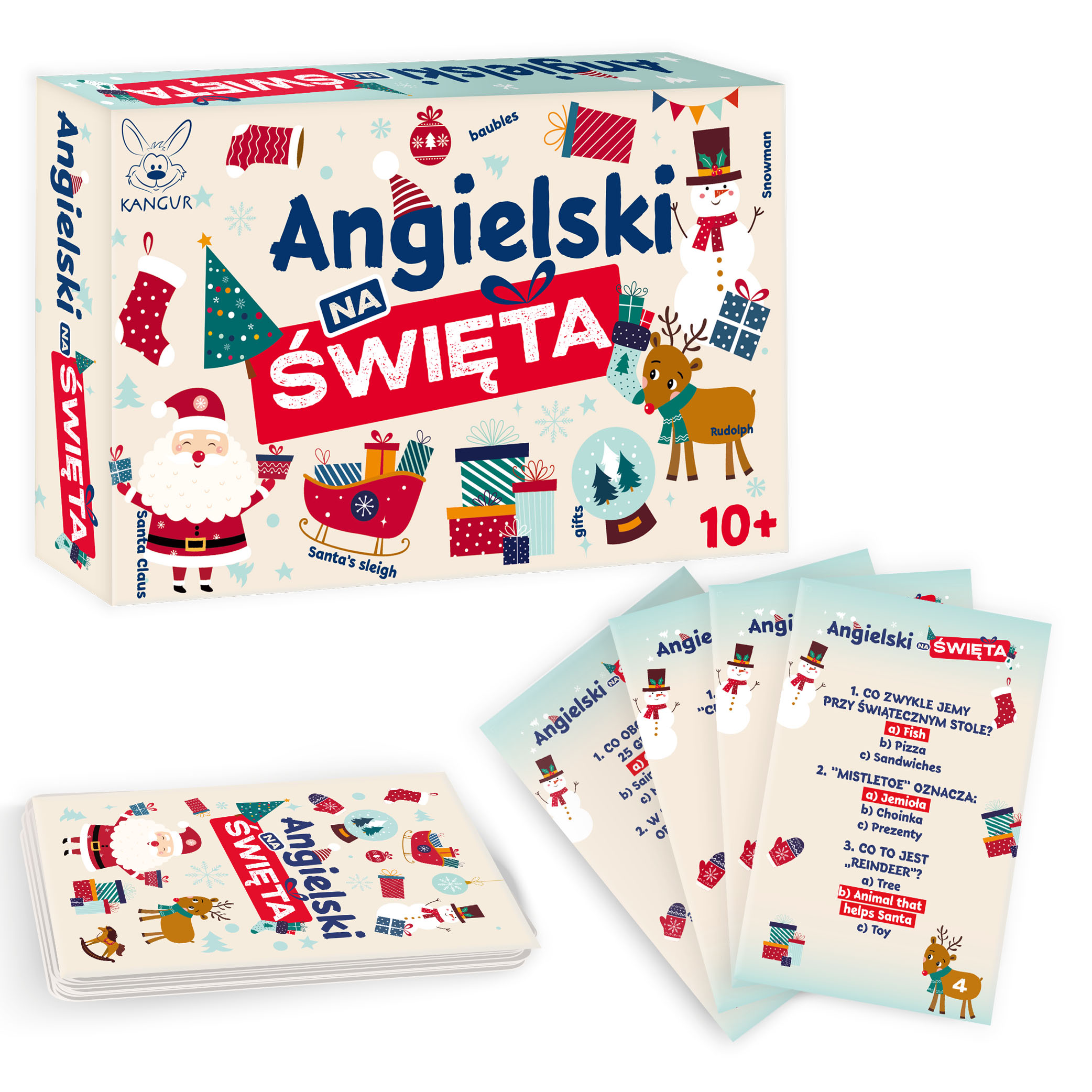 Gra edukacyjna Angielski na Święta +10 Kangur