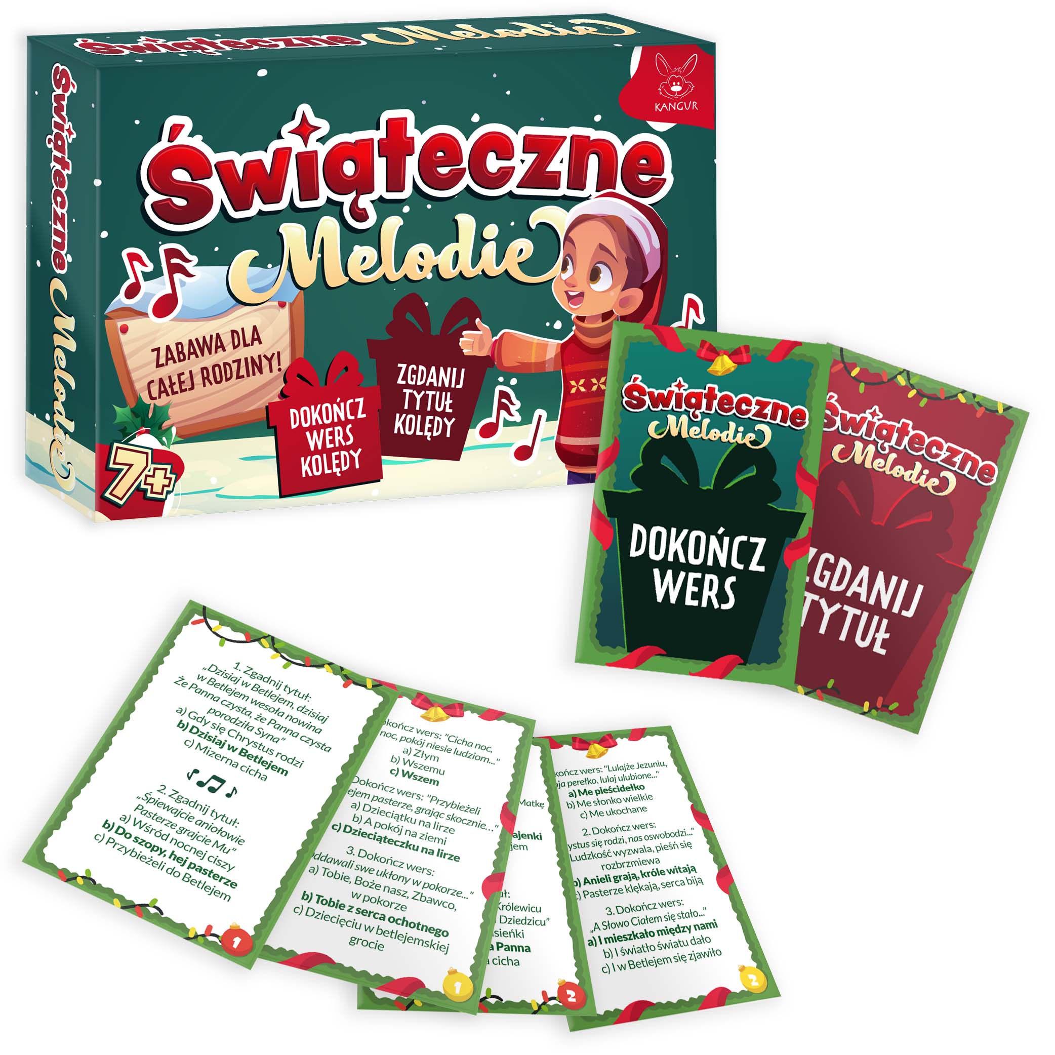 Gra edukacyjna Świąteczne Melodie +7 Kangur
