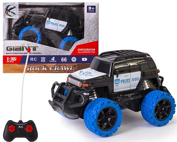  Auto sterowane policja R/C 14cm Kathay
