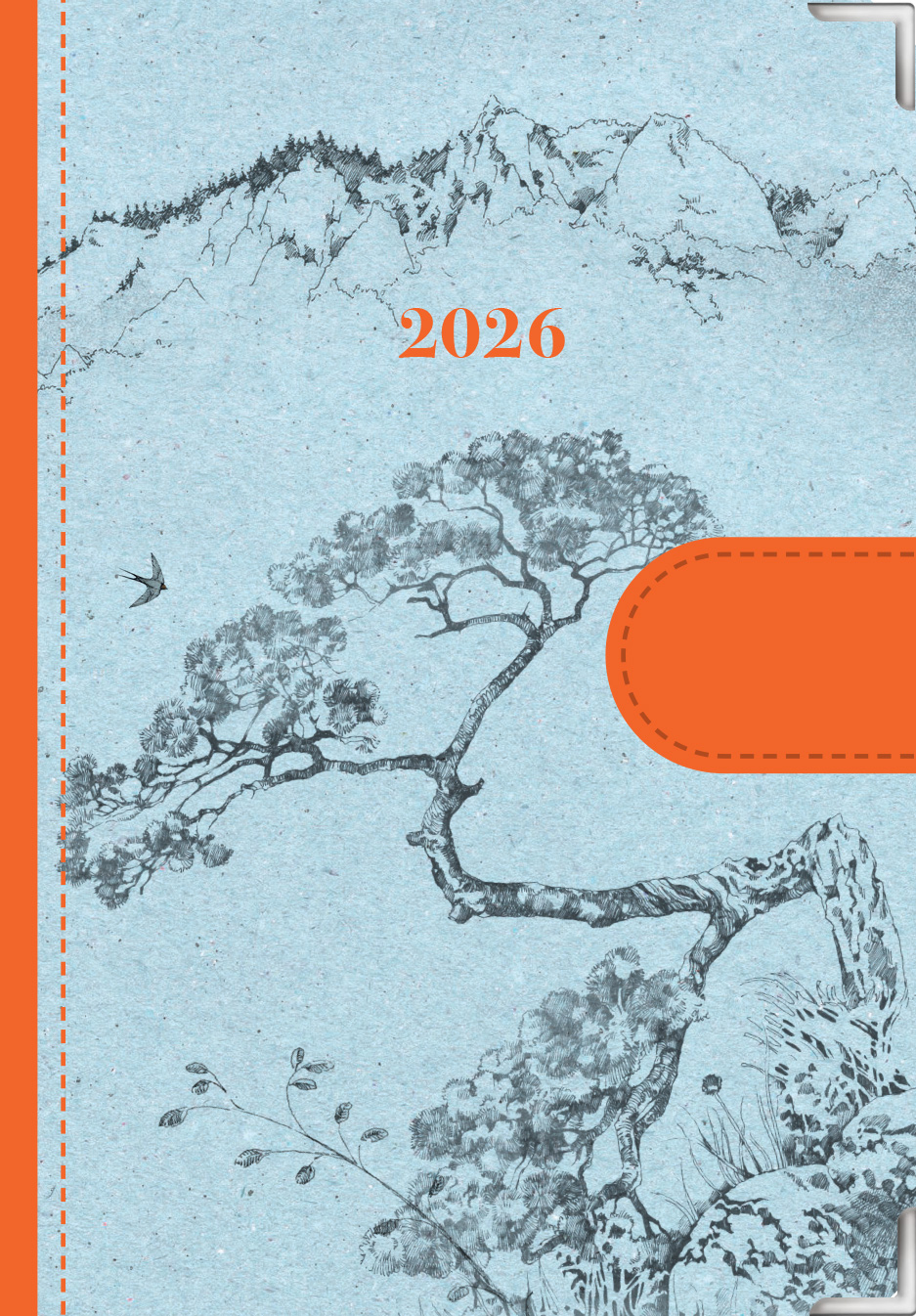 Kalendarz terminarz książkowy dzienny 2026 B6 Natura góry Eurograf