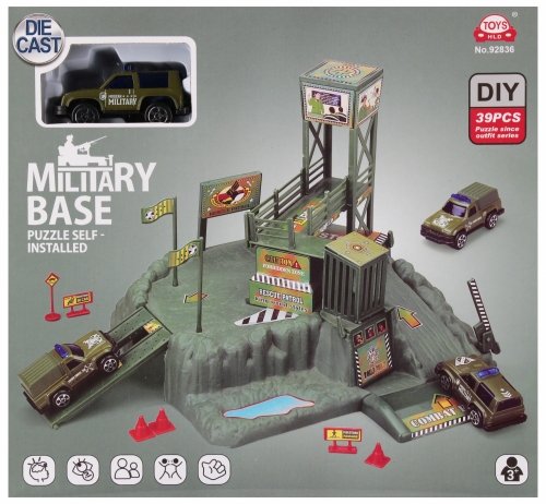 Parking wojsko 26X24X7cm MC 