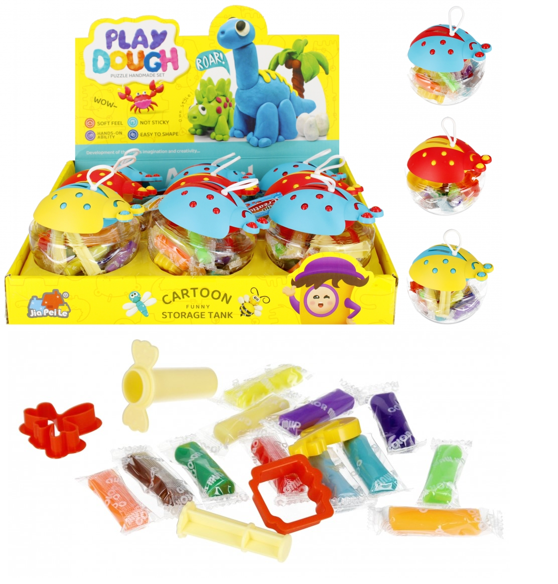 Ciastolina biedronka akcesoria MC