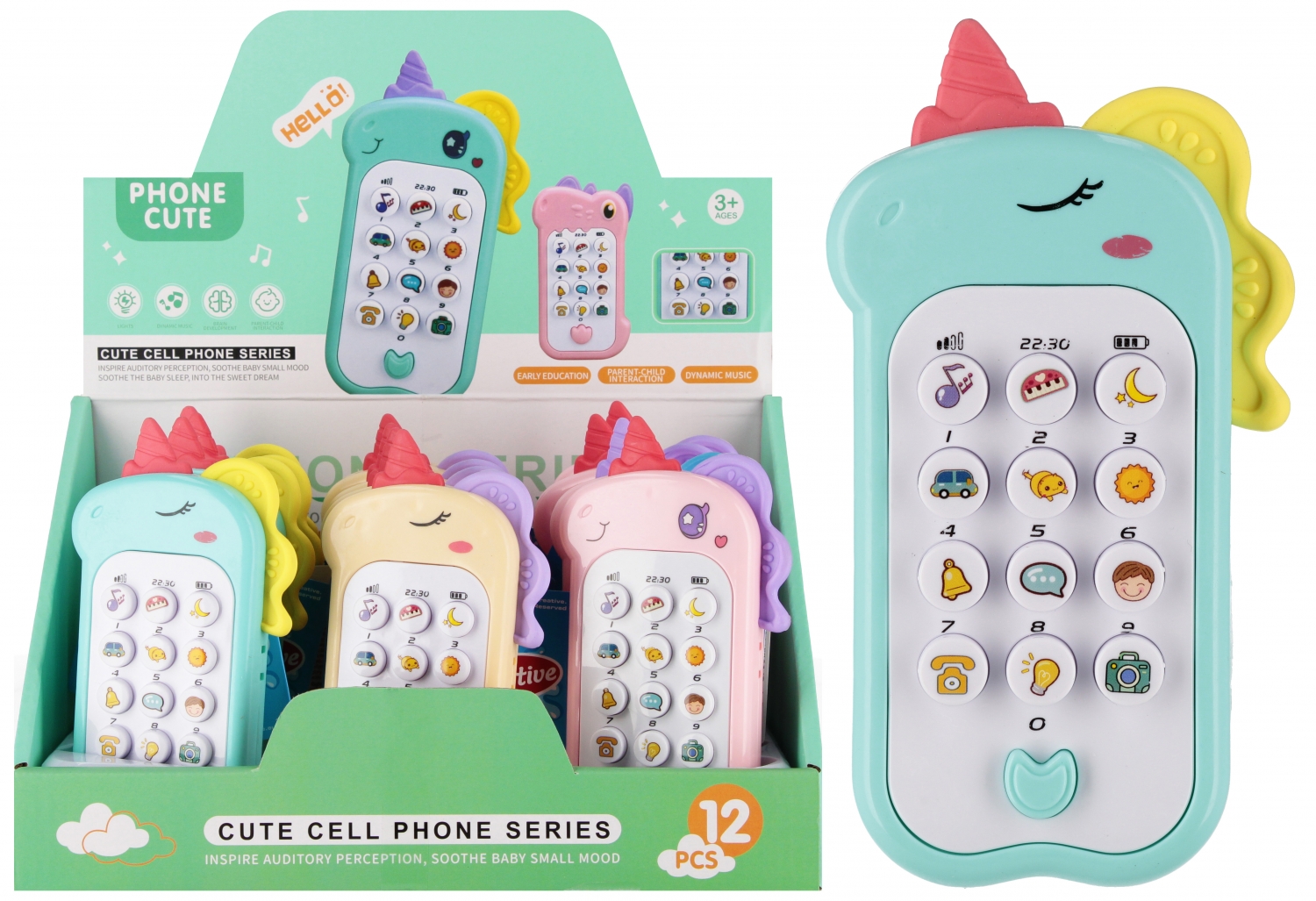 Telefon z muzyką 8x15cm MC