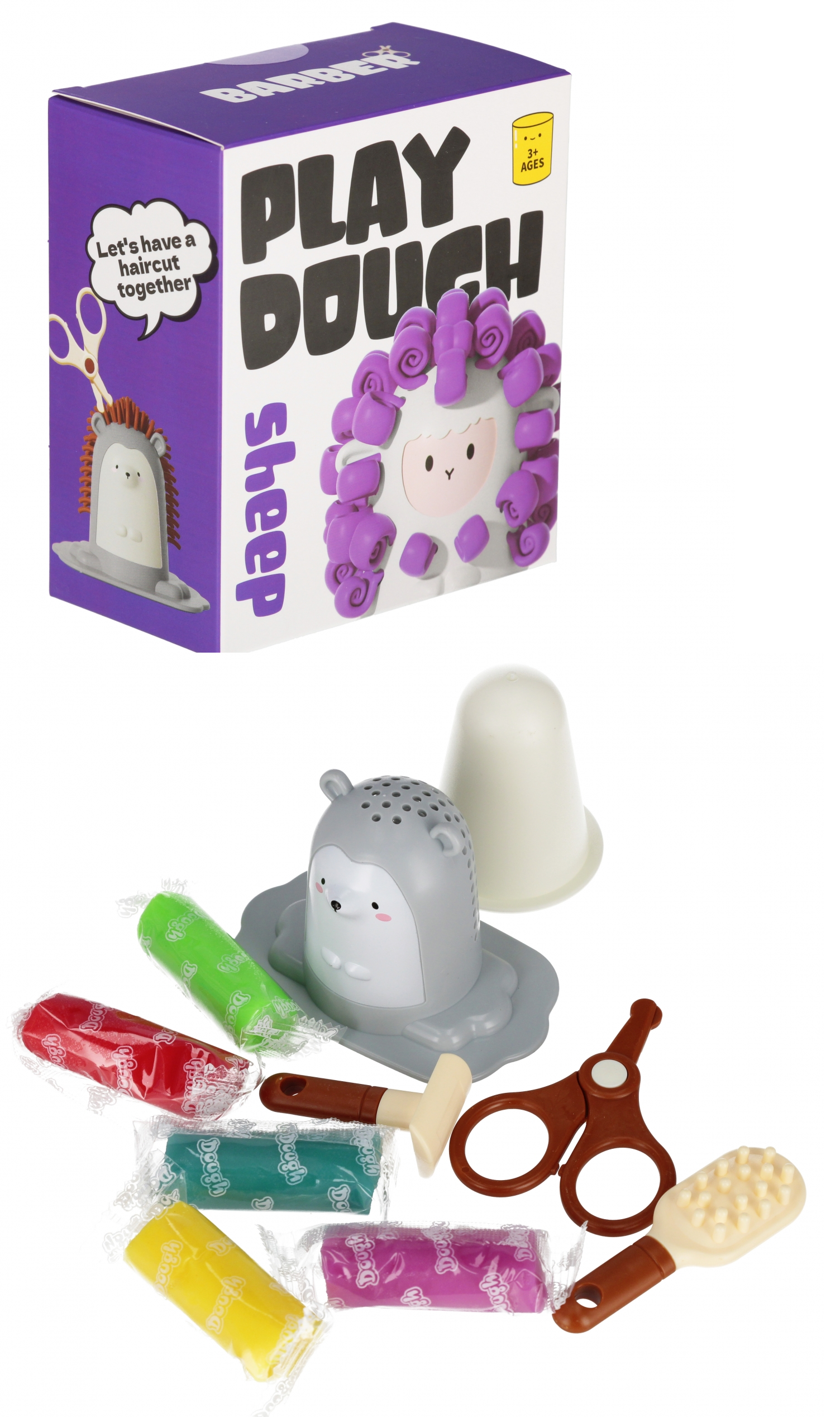 Ciastolina + akcesoria zwierzątka 10x10cm MC