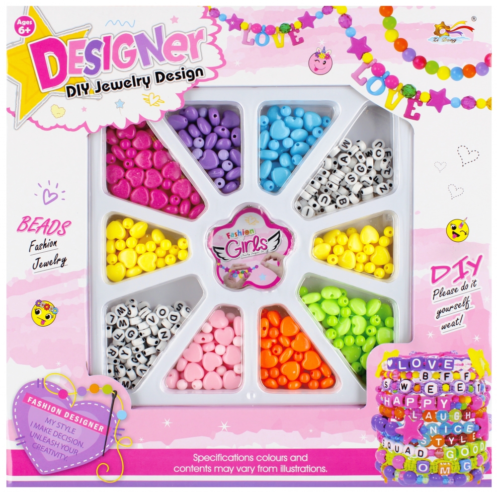 Koraliki do nawlekania zestaw MC