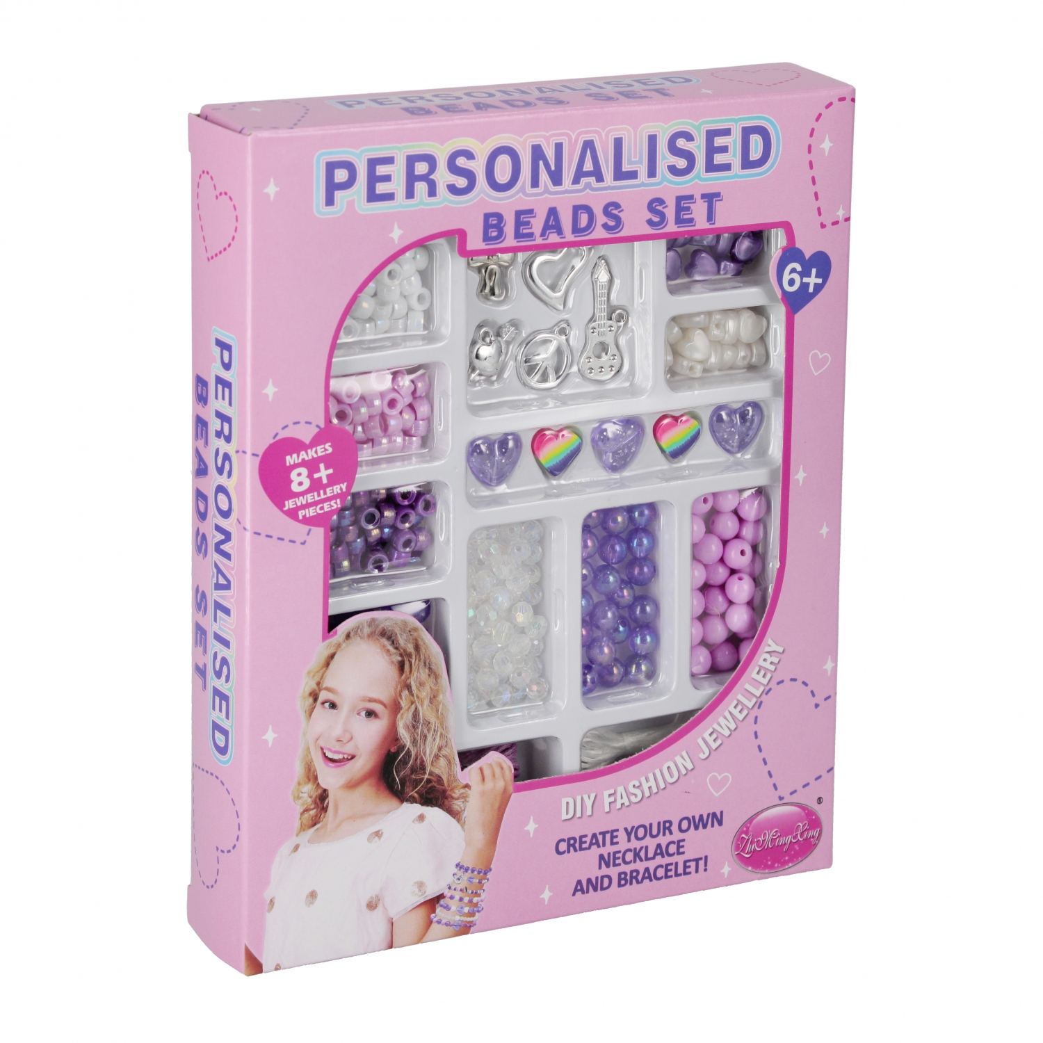 Koraliki do nawlekania zestaw 17x21cm MC