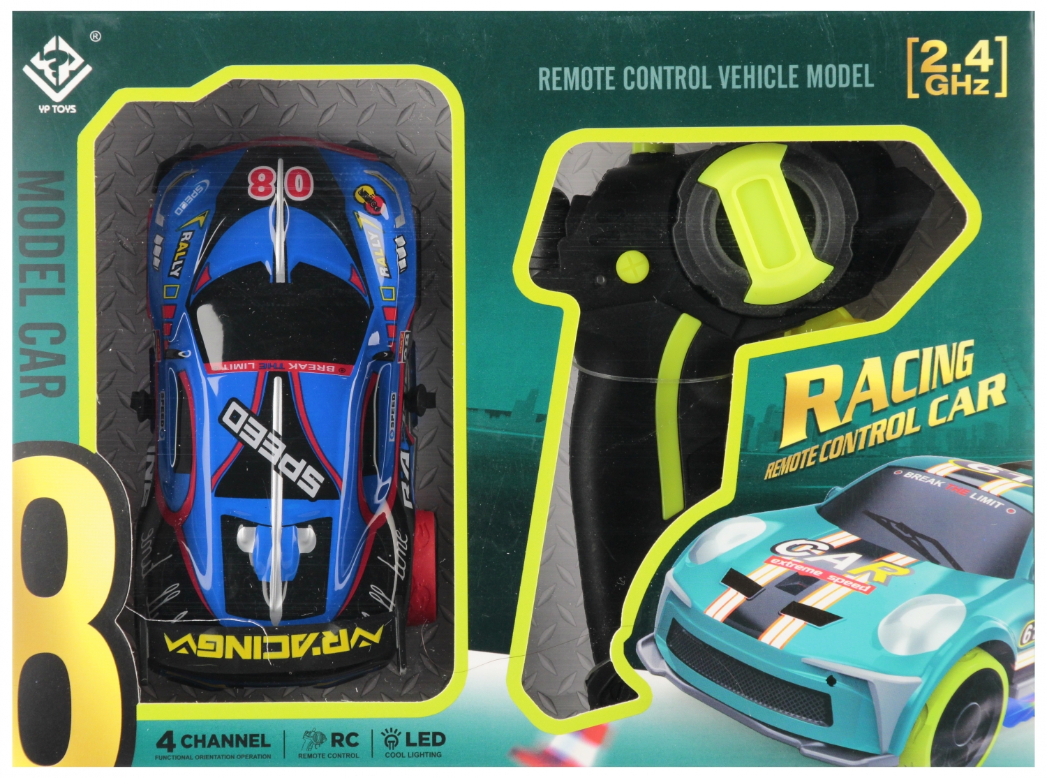 Auto wyścigowe sterowane 15cm MC