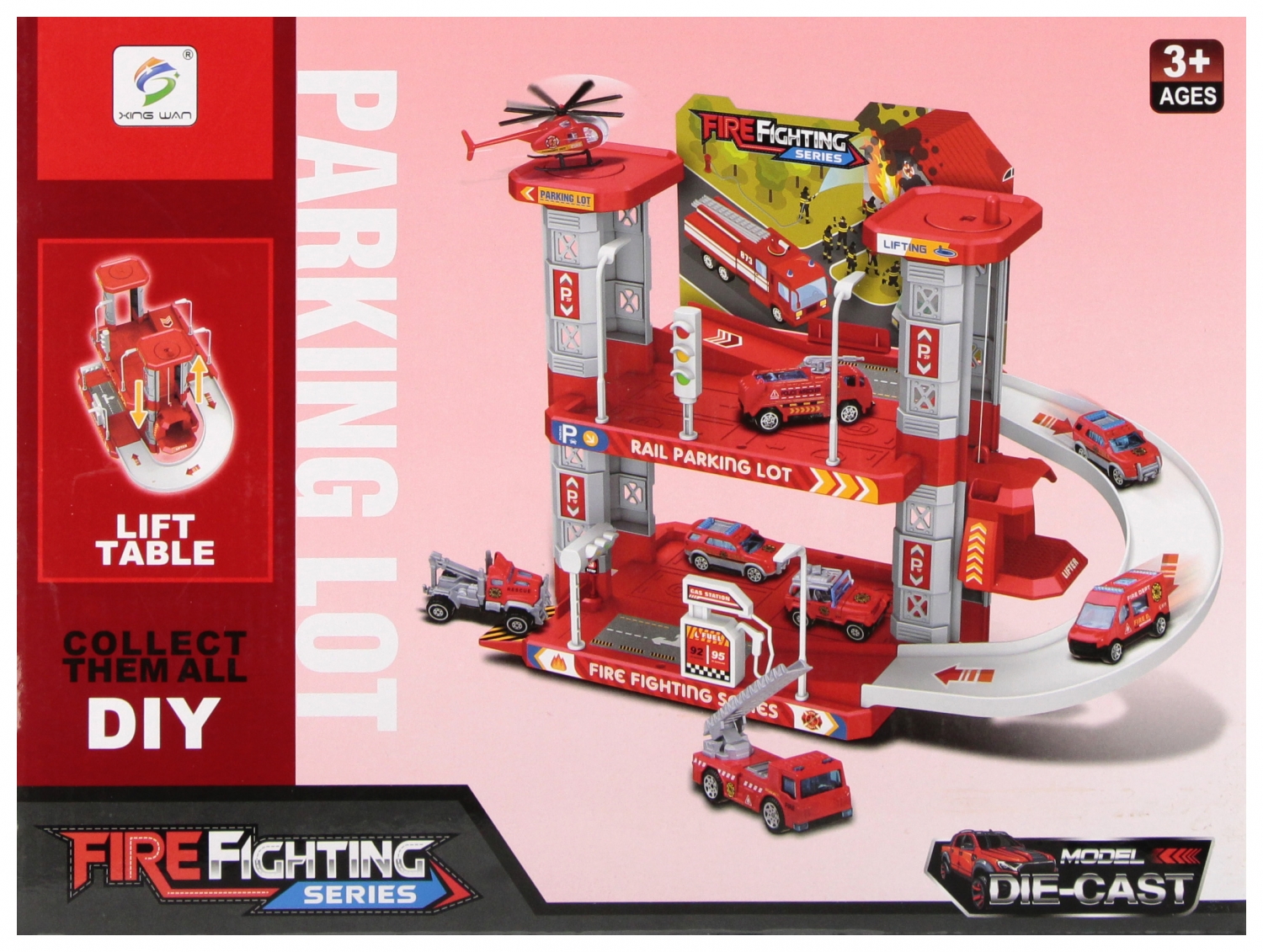 Parking straż pożarna 34x26cm MC 