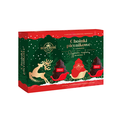 Pierniki choinki w czekoladzie 150g Kopernik