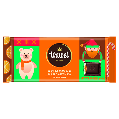 Czekolada zimowa mandarynka 90g Wawel