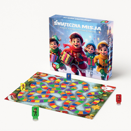  Gra edukacyjna świąteczna misja +4 Multigra