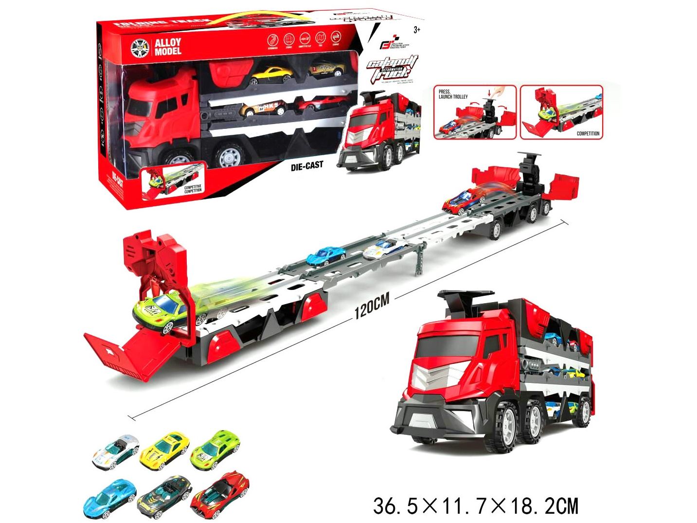  Auto laweta z torem Gazelo