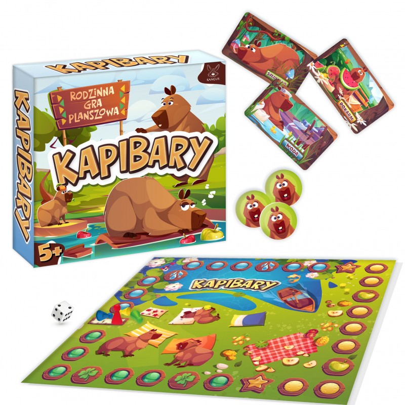  Gra edukacyjna kapibary +5 Kangur