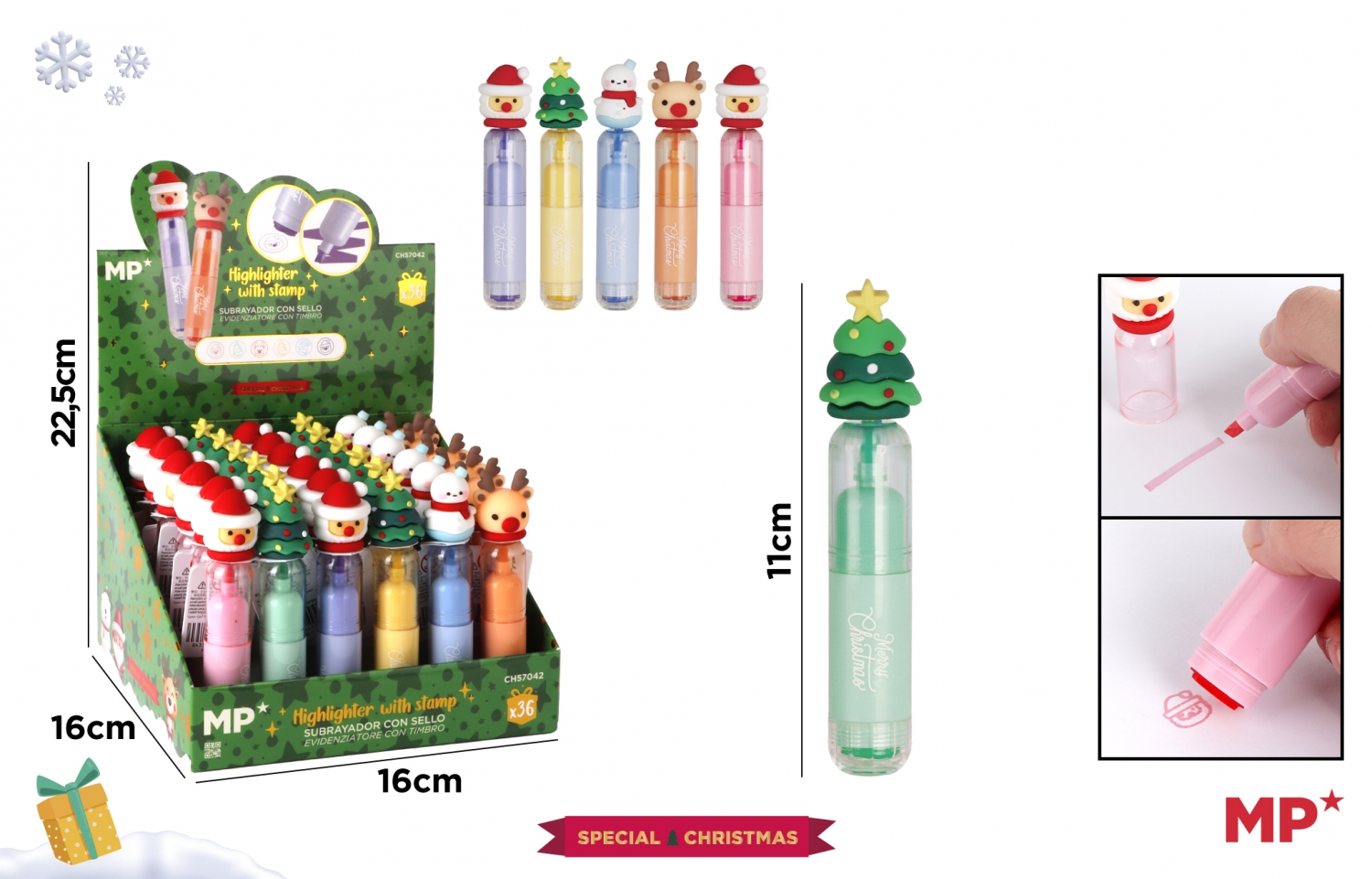 Zakreślacz świąteczny Main Paper