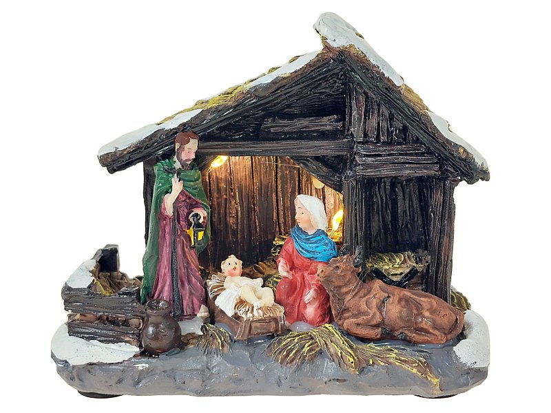 Szopka ze światłem LED Adar