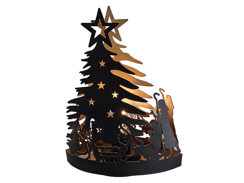 Lampa świąteczna metalowa Led 3D Adar