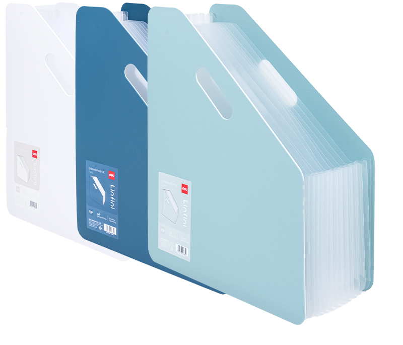 Pojemnik na dokumenty harmonijkowy 13 przekładek Deli