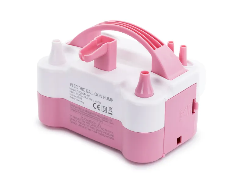 Pompka do balonów elektryczna 2 wyjścia Partydeco
