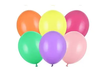 Balon Strong 23cm pastel mix kolory Partydeco
