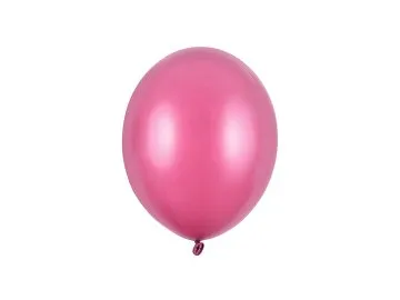 Balon Strong 23cm metaliczny różowy Partydeco