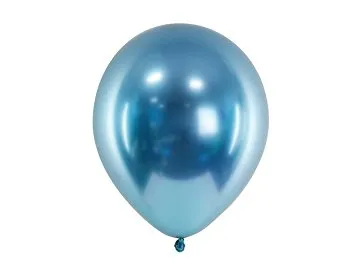 Balon Glossy 30cm niebieski Partydeco