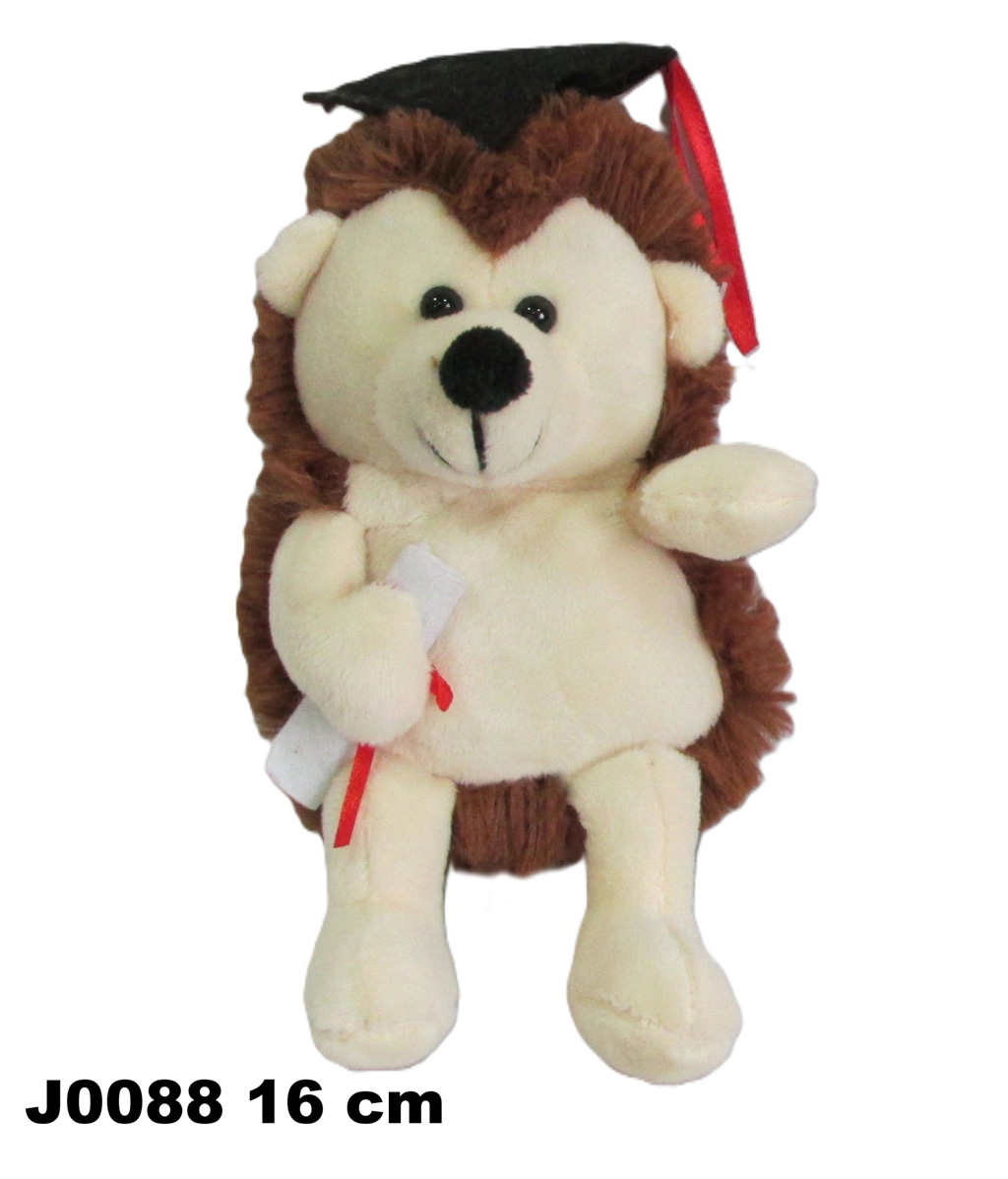  Pluszowy jeż absolwent z dyplomem 16cm Sun Day